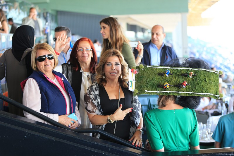 Racing day at Santa Anita Park